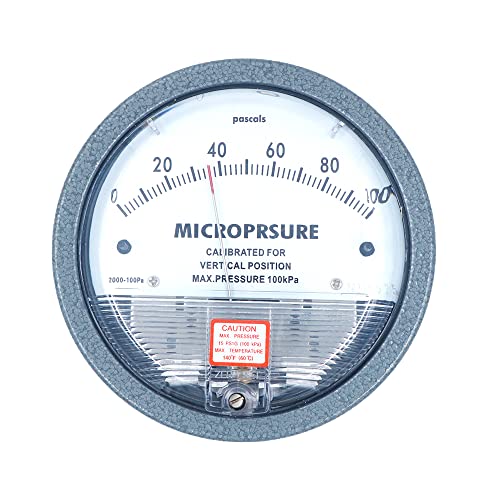Tiardey 0-100Pa Differenzdruckmesser,Manometer Digitaler Differenzdruckmesser von Tiardey