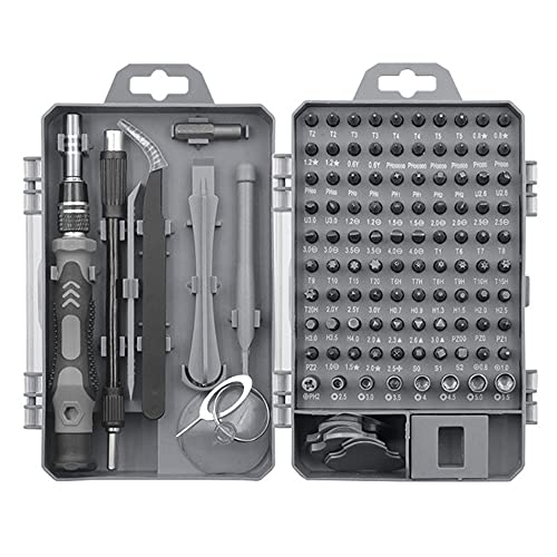 Tiardey 115 in 1 Schraubendreher-Set Reparaturwerkzeug-Kit mit Treiber-Kit mit tragbarer Tasche zur Reparatur von Computer,Handy,PC,iPhone,Tablets von Tiardey