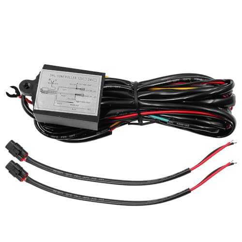 Tiardey 12V Dimmer-Relais-Steuerschalter, Tagfahrlicht-Controller, LED-Kabelbaum Tiardey 12V Dimmer-Relais-Steuerschalter, Tagfahrlicht-Controller, LED-Kabelbaum von Tiardey