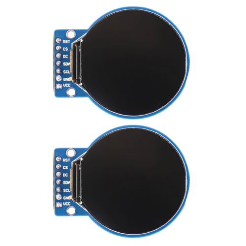 Tiardey 2 Stück 1,28 Zoll LCD-TFT-Display für Arduino RGB IPS Farbbildschirm SPI Bare Round Screen -GC9A01 Tiardey 2 Stück 1,28 Zoll LCD-TFT-Display für Arduino RGB IPS Farbbildschirm SPI Bare Round Screen -GC9A01 von Tiardey