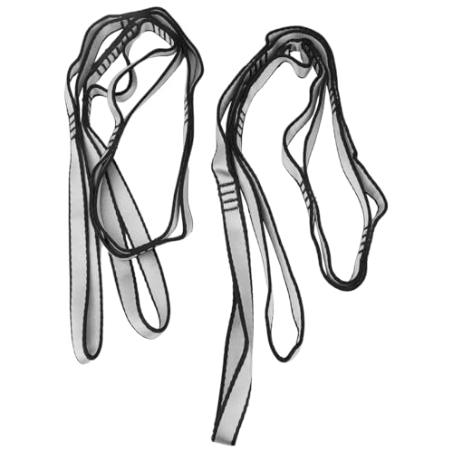 Tiardey 2 Stück Daisy Chain 110 cm Verlängerungsgurt für Yoga-Hängematte Starke Kletterschlinge verstellbares Yoga-Übungsband aus Nylon mit Mehreren Schlaufen für Stretching Fitnesstraining Tiardey 2 Stück Daisy Chain 110 cm Verlängerungsgurt für Yoga-Hängematte Starke Kletterschlinge verstellbares Yoga-Übungsband aus Nylon mit Mehreren Schlaufen für Stretching Fitnesstraining von Tiardey