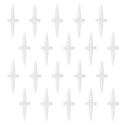 Tiardey 20 STK Doppelseitige Angelköderschrauben Kunststoff-Doppelkopf-Schraubverbinder Angelköder-Befestigungs- und Positionierungsschrauben zum Verbinden von Ködern Geeignet für Verschiedene Tiardey 20 STK Doppelseitige Angelköderschrauben Kunststoff-Doppelkopf-Schraubverbinder Angelköder-Befestigungs- und Positionierungsschrauben zum Verbinden von Ködern Geeignet für Verschiedene von Tiardey