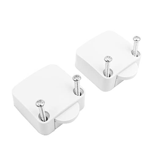 Tiardey 2Pcs Cabinet Lamp Switch, Kleiderschrank Touch White Switches, Normalerweise Closed Kleiderschrank Touch Switch für Close Open Door Drawers On Off Light Switch von Tiardey