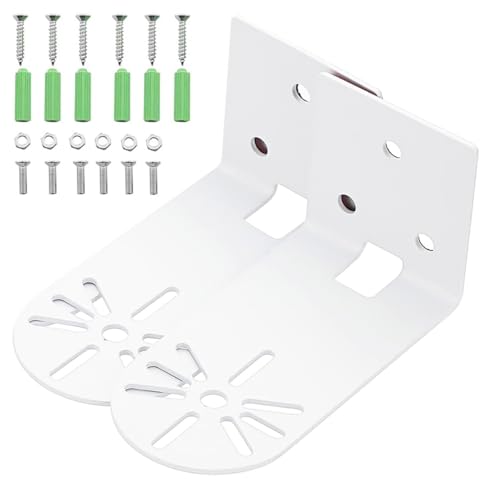 Tiardey 2er-Pack Selbstklebende Wandhalterung aus Metall, Wandhalterung, Ständerhalter für Überwachungskamera, kein Bohren Tiardey 2er-Pack Selbstklebende Wandhalterung aus Metall, Wandhalterung, Ständerhalter für Überwachungskamera, kein Bohren von Tiardey