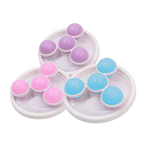 Tiardey 3PCS Floating Hair Filtering Mesh Waschmaschine Haarfilter Reinigungsnetzbeutel Wiederverwendbarer Haushalt Haarfilter Netzbeutel von Tiardey