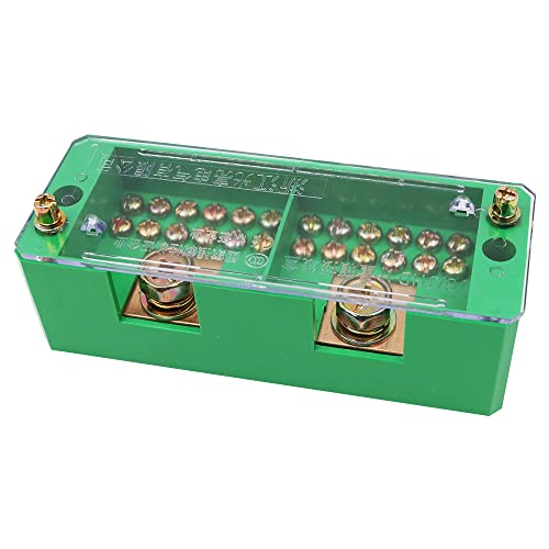Tiardey 660V 30A Einphasiger Zählerkasten Junction Power Distribution Terminal Block – 2 Eingänge 12 Ausgänge Tiardey 660V 30A Einphasiger Zählerkasten Junction Power Distribution Terminal Block – 2 Eingänge 12 Ausgänge von Tiardey