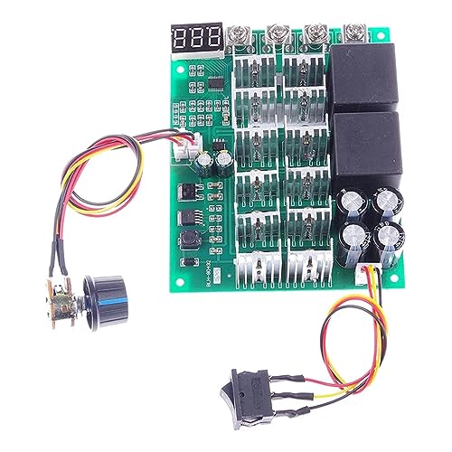 Tiardey DC Motor Controller DC 10-55V 60A DC Motor Drehzahlregelung Reversibler PWM Controller 12V 24V 36V 48V Vorw?rts-Rückw?rts-Schalter Tiardey DC Motor Controller DC 10-55V 60A DC Motor Drehzahlregelung Reversibler PWM Controller 12V 24V 36V 48V Vorw?rts-Rückw?rts-Schalter von Tiardey