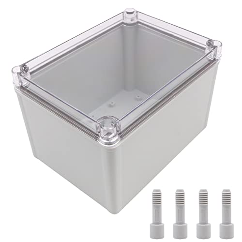 Tiardey Elektronisches wasserdichtes IP67-versiegeltes ABS-Kunststoff-DIY-Anschlussdosengehäuse,transparent,150 x 200 x 130 mm Tiardey Elektronisches wasserdichtes IP67-versiegeltes ABS-Kunststoff-DIY-Anschlussdosengehäuse,transparent,150 x 200 x 130 mm von Tiardey