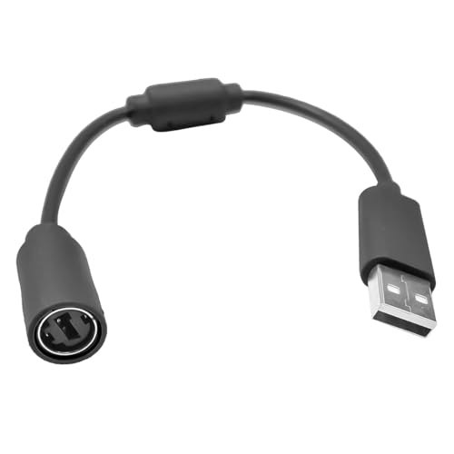 Tiardey USB-Abreißkabel für Xbox Series X/S/One/360, Schnellverschluss-Ersatzadapter für Ferrari Logitech G920-Lenkrad, 25 cm, langlebiges PC-Gaming-Kabel (schwarz) von Tiardey