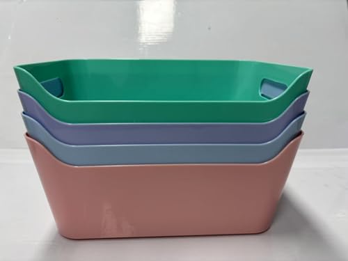 Tiawudi Aufbewahrungsbehälter aus Kunststoff, Mehrzweck-Organizerbehälter für Schrank, Speisekammer, Schublade, Schrank, Arbeitsplatte oder Regale, 12 Stück von Tiawudi