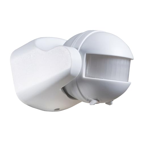 Tibelec 579110 Infrarot-Bewegungsmelder, für den Außenbereich, Weiß von Tibelec