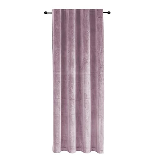 TiborTex Verdunkelungsvorhang Samt weich 300x245 cm Altrosa Vorhang Kräuselband Blickdicht Gardine abdunkelnd U-Band von TiborTex
