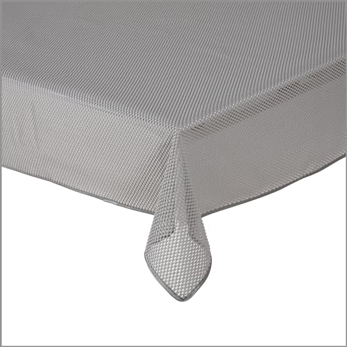 Tischdecke Gartentischdecke Karo Hellgrau 130x220 cm Outdoor Weichschaum PVC rechteckig Terrasse Garten rutschfest wetterfest Tischdecke Gartentischdecke Karo Hellgrau 130x220 cm Outdoor Weichschaum PVC rechteckig Terrasse Garten rutschfest wetterfest von TiborTex