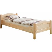 Ticaa Massivholzbett "Rita", Doppelbett, aus Kiefer Massivholz, inkl. Rollrost von TICAA