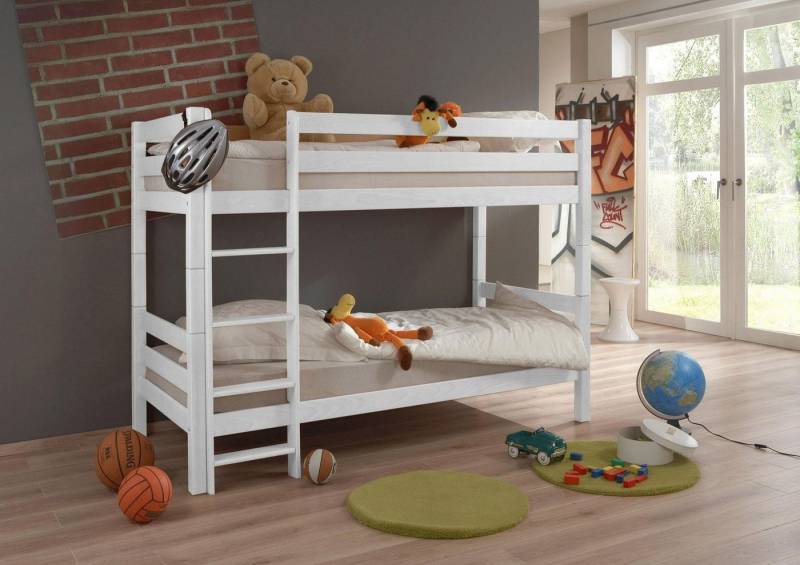 Ticaa Etagenbett Lupo, mit Rollrost, Buche von Ticaa