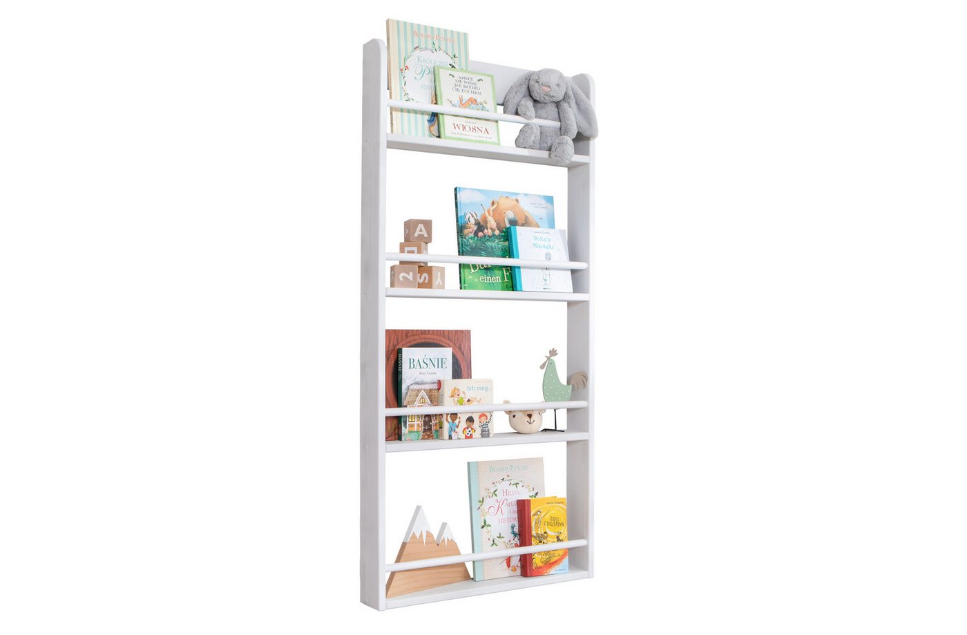 Ticaa Wandregal Kinder Bücherregal Toni 55x80 & 60x130, in verschiedenen Farben erhältlich Ticaa Wandregal Kinder Bücherregal Toni 55x80 & 60x130, in verschiedenen Farben erhältlich von Ticaa