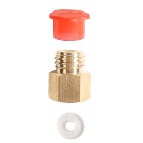 Ticarus 1 Stück Soda-Zylinder-Stream-Gewinde Wandelt Den Adapter Passend zum Quooker Cube Tank Female Tr21-4 in Male Tr21-3 Um, Hohe Härte von Ticarus