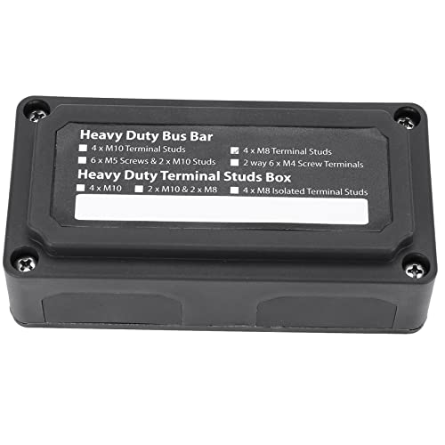 Ticarus 300A Hochleistungs Design Verteilerblock Sammelschiene 12v, 48V 300A 4 Anschluss Stecker Stromschienenverteilerblock Für Auto Boot von Ticarus