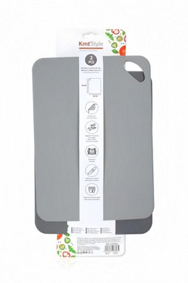 Ticca Schneidebrett 2tlg Schneidebrett Kunststoff Set, Kunststoff, (Set, 2-St), 35 x 25 cm von Ticca