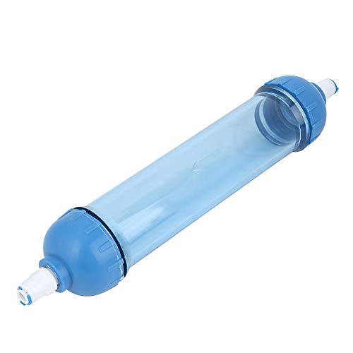 Transparentes Filtergehäuse, Osmose membrangehäuse, Filterarmaturen Transparentes filteranlage gehäuse Umkehrosmoseanlage mit 1/4 PE-Schlauch für Osmoseanlagen und Wasserfilter von TICFOX