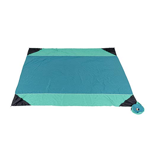 Ticket to the Moon Stranddecke 213 x 213 cm - 420 g - Beach Blanket - Picknick-Decke für Park und Reisen - Strandtuch - handgefertigt - 10J. Garantie von Ticket to the Moon