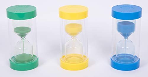 TickiT 92125 ColourBright Sand Timer Set of 3-1 Min, 3 Min, 5 Min von tickit