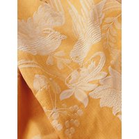 Stoffprobe 4 "x4" - 1930Er Jahre Rare Birds Antique Ticking Stoff Golden Gelb Soft Cotton Sammlerartikel Rec-Da-Amarillo-008 von TickingDepot