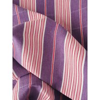 51"x55" Seltener Antiker Inlett Stoff Flieder Rosa Gestreift Alt Weich Baumwolle Unikat Einzigartiger Twill Mitte 1900 - Inlett-Depot von TickingDepot