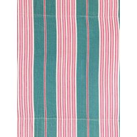 stoffmuster 10x10cm - Rosa Grün Rar Vintage Gestreifter Inlett Baumwollköper 1940S Antikes Material Rec-Ra-Verde-001K von TickingDepot