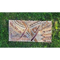 Benutzerdefinierte Monogramm Kork Kunst von TidbitsFromMorg