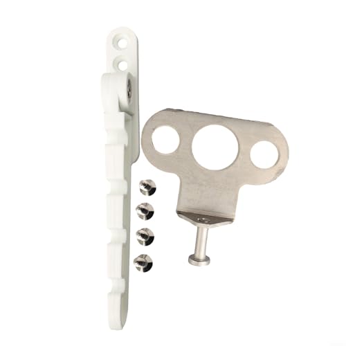 16 Stück Vorreiberverriegelungen, um unbefugtes Öffnen von Türen und Fenstern zu verhindern, Windfluss und Sicherheit in Wohnräumen zu kontrollieren (6 Stück) von Tidevib