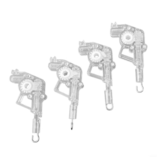2/4/10 Pack Jalousien Wand Kipper Quadratische Neigungskontrollstange mit Hakenverbindung für einfache Jalousieneinstellung (4 Stück) von Tidevib