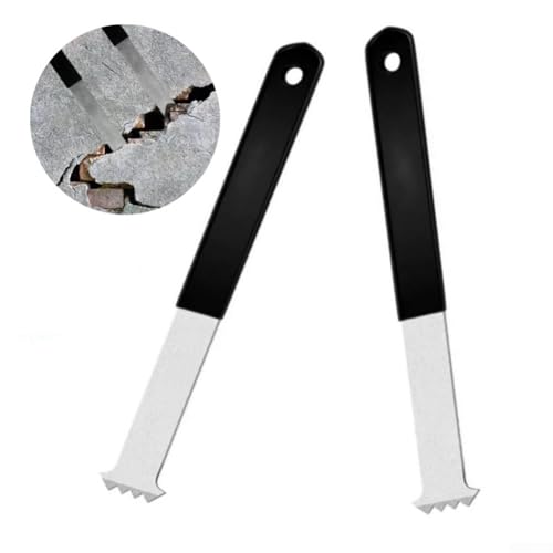 2-teiliges Pflasterstein-Ausdreher-Werkzeug-Set zum einfachen Anheben von losen Pflastersteinen mit bequemem Griff von Tidevib