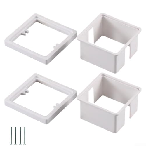 2 x Abstandshalter mit Hilfsdichtung für effektive elektrische Einrichtungsanpassungen (10 mm) von Tidevib