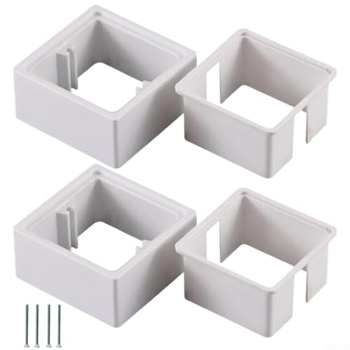 2 x Abstandshalter mit Hilfsdichtung für effektive elektrische Einrichtungsanpassungen (40 mm) von Tidevib