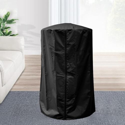 210D Heizungsabdeckung für den Außenbereich, 61 x 96 5 cm, hervorragender Regen- und Staubschutz (schwarz) von Tidevib
