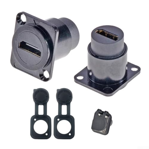 4K Video Support 2pcs High Density Multichip Interconnect Coupler Link Your Favorite Devices (Black) von Tidevib