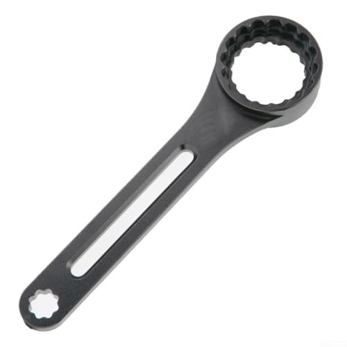 6 in 1 Tretlagerschlüssel für SRAM 12T 16T Werkzeug perfekt für Fahrradmechaniker (Schwarz) von Tidevib