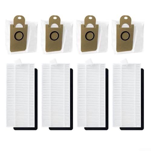 8 Staubsaugerbeutel und Filter für Honiture Q6 SE Roboterstaubsauger halten saubere Luft 8 Staubsaugerbeutel und Filter für Honiture Q6 SE Roboterstaubsauger halten saubere Luft von Tidevib