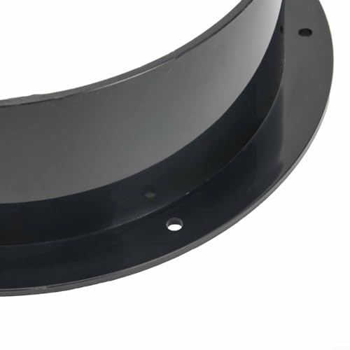 ABS-Rohrflanschverbinder zur Wandmontage, für Belüftung, Design mit niedrigem Luftwiderstand (150 mm) von Tidevib