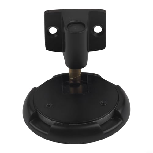 Bodenmontierter Türstopper mit Anti-Kollisions-Design und verstellbaren Höhenoptionen (schwarz) von Tidevib