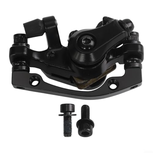 Bremssattel aus Aluminiumlegierung für Mountainbikes und Rennräder, einfache Installation (vorne schwarz) von Tidevib