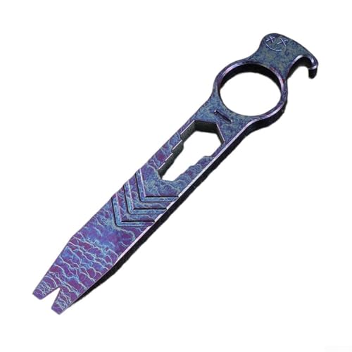 EDC Tool leichtes Multi-Tool mit ergonomischem Griff, perfekt für den täglichen Gebrauch und Outdoor-Aktivitäten (Farbe) von Tidevib
