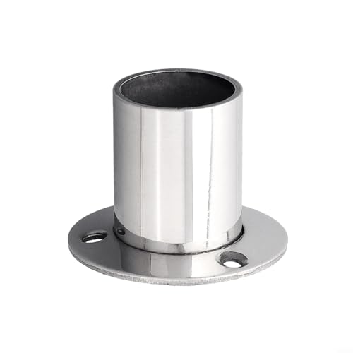 Edelstahl-Schrankhalterung unterstützt 2-teiliges Flansch-Design für Handtuch- und Kleiderorganisation (25 mm) von Tidevib