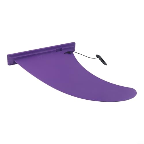 Efficient Tail Fin for Surfboards 22.9 cm Water Wave Fin for Increased Tracking and Damage Protection (Purple) von Tidevib