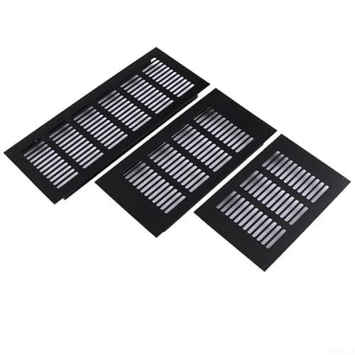 Effiziente Aluminium-Belüftungsabdeckung für Kleiderschrank und geschlossene Räume (150 x 225 mm) von Tidevib