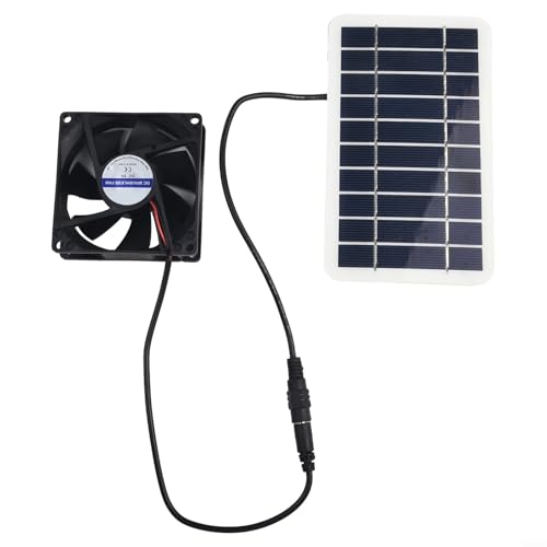 Effizienter 30 W solarbetriebener Ventilator für Belüftung in Haustierhäusern und Ställen Effizienter 30 W solarbetriebener Ventilator für Belüftung in Haustierhäusern und Ställen von Tidevib