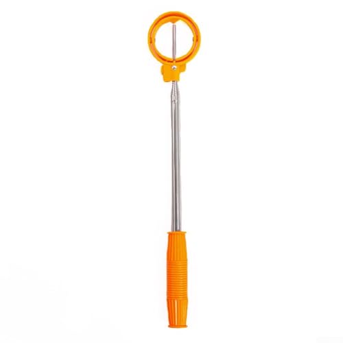 Effizientes Herausnehmen von Golfbällen aus dem Wasser mit diesem verstellbaren Teleskop-Werkzeug (orange) von Tidevib