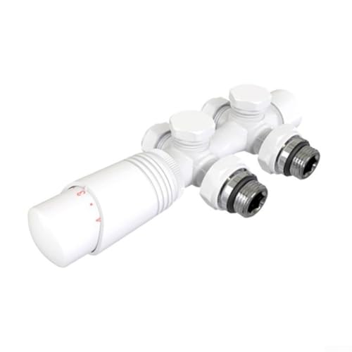 Einfache Installation Thermostat-Heizkörperventil für verbesserte Heizleistung (weiß) von Tidevib