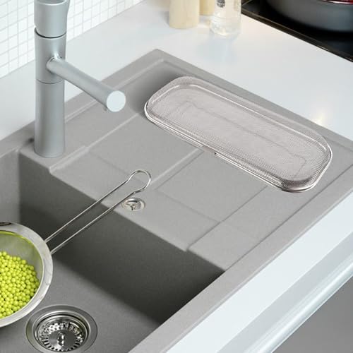 Eleganter Edelstahl-Organizer für Essstäbchen, kompaktes Design für Küche für Schubladen oder Theken (L) von Tidevib